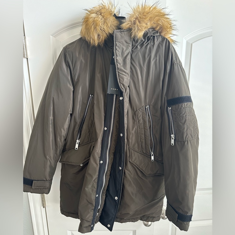 NWT! Mens Zara Oversized down Parka